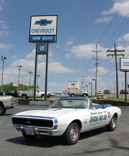 1967 RS/SS-396/375 HP 4 Speed Convertible Camaro Pace Car